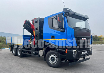Бортовой автомобиль АМТ N.V. 638942 "CNG" (6x4) 500 л.с. с КМУ шины 315/80R22.5 