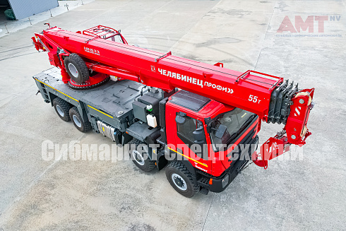 Автокран «Челябинец» на шасси AMT N.V. 7329 (8x8) 480 л.с.